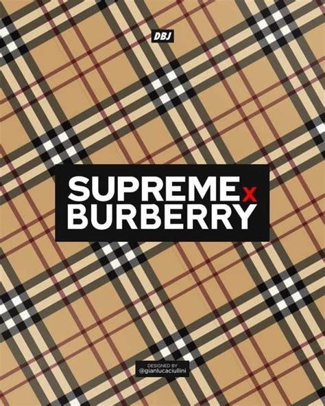 supreme burberry stock x|supreme x burberry 2022.